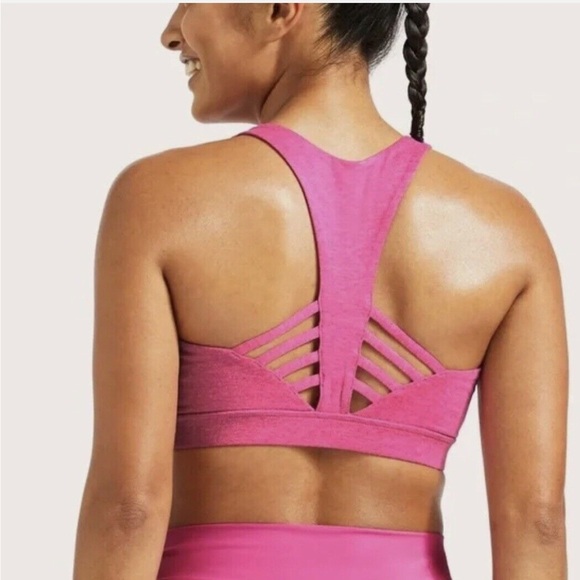 Peloton Other - Peloton Heathered Strappy Bra, pink, Women’s Size Small